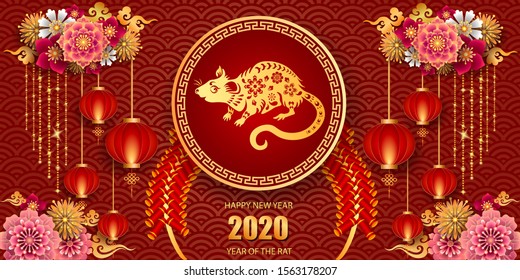 Happy new year 2020 / Year of the rat