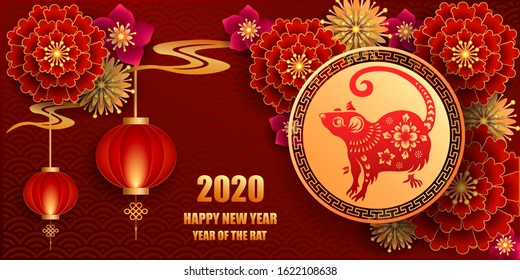 Happy New Year 2020 / Year Of The Rat