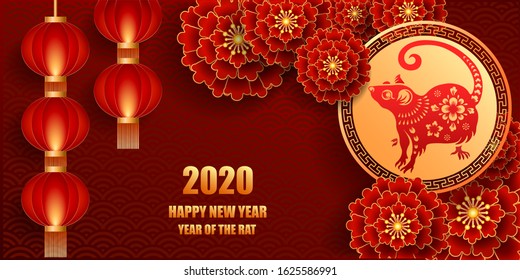 Happy New Year 2020 / Year Of The Rat