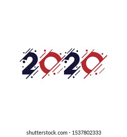 Happy new year 2020 sign