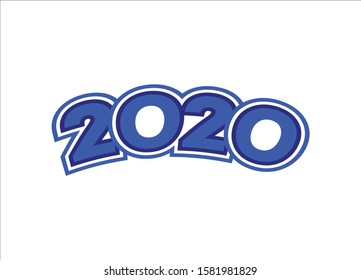happy new year 2020 template