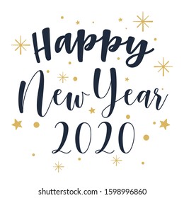 Happy New Year 2020; Template Background
