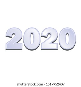 happy new year 2020. Vector