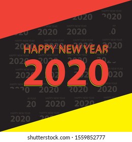 happy new year 2020 vector background