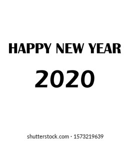 Happy New Year 2020 Vector