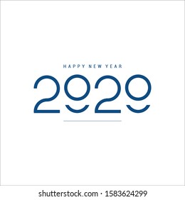 Happy New year 2020 - Vector