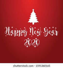 Happy New Year 2020 vector