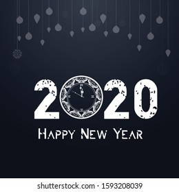 Happy New Year 2020 - Vector New Year background