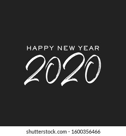 Happy New Year 2020, New Year Vector Illustration Background