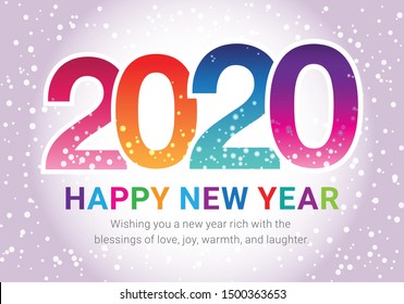 Feliz Año Nuevo 2020, les deseo lo mejor como siempre en este próximo año.