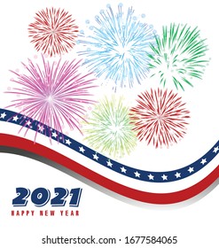 Happy New Year 2021 background template. Merry Christmas and Happy New Year holiday symbol template. Chinese new year, year of the ox