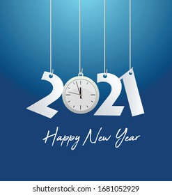 Happy New Year 2021 background template. Merry Christmas and Happy New Year holiday symbol template. Chinese new year, year of the ox
