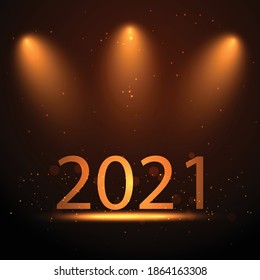 happy new year 2021 background template