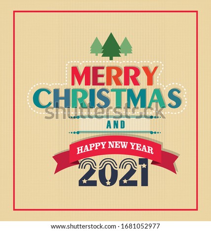 Happy New Year 2021 background template. Merry Christmas and Happy New Year holiday symbol template. Chinese new year, year of the ox