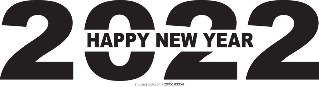 Happy  new year  2021 black  and white hd quality