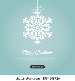 Happy New Year 2021 Blue Greeting Background. Happy new year eve poster. Christmas cards, headers website. Newsletter designs, ads, coupons, social media banners.