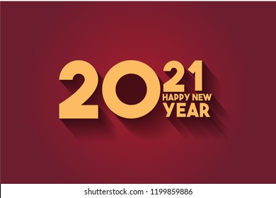 Happy New Year 2021 Design.