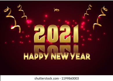 Happy New Year 2021 Design.