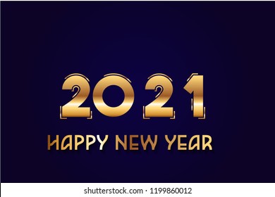 Happy New Year 2021 Design.