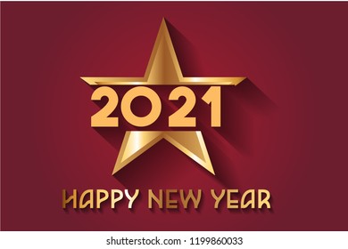 Happy New Year 2021 Design.