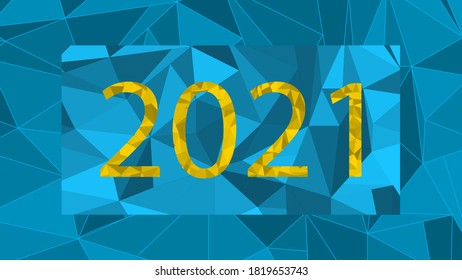 Happy New Year 2021 Design Illustration