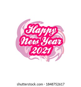 Feliz Año Nuevo 2021 vector de diseño