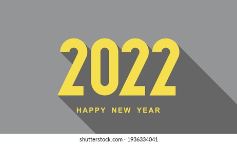 happy new year 2021 greeting banner. Using trending colors ultimate gray and illuminating