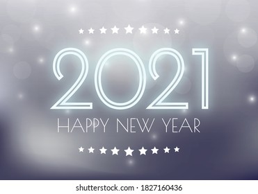 Happy new year 2021. 2021 Greetings card. abstract background.2021 background banner. Vector illustration.