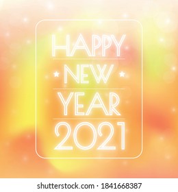 Happy new year 2021. 2021 Greetings card. abstract background.2021 background banner. Vector illustration.