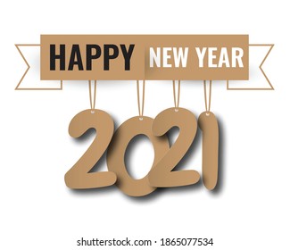 Happy new year 2021. 2021 Greetings card. abstract background.2021 background banner. Vector illustration.