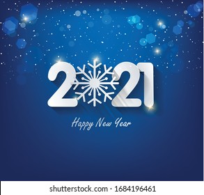 Happy new year 2021. Merry Christmas and Happy New Year holiday symbol template. Chinese new year, year of the ox