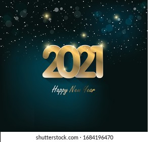 Happy new year 2021. Merry Christmas and Happy New Year holiday symbol template. Chinese new year, year of the ox