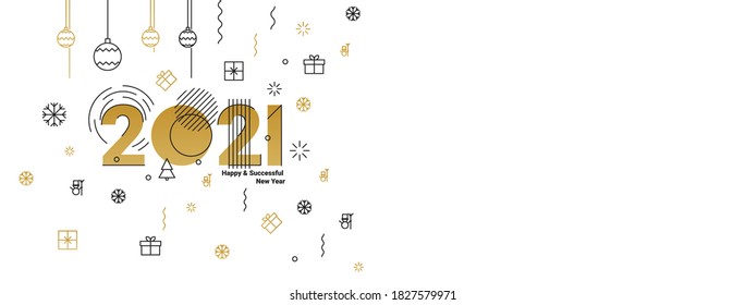 Happy new year 2021. Year of the Ox. Celebratory fireworks. Merry Christmas