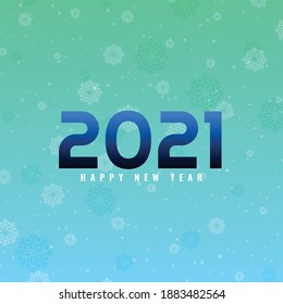 Happy new year 2021 stylish background design