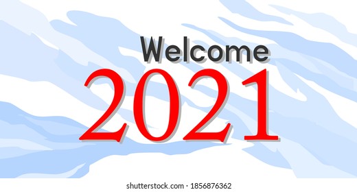 Schönes neues Jahr 2021 für Vektorgrafiken
