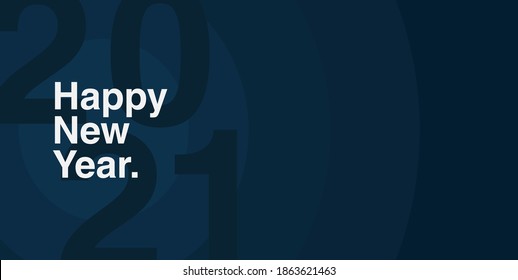Feliz Año Nuevo diseño vectorial 2021
