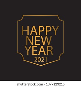 Happy New Year 2021 Vector,  Illustration And Background.