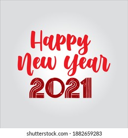 happy new year 2021. vector illustration.