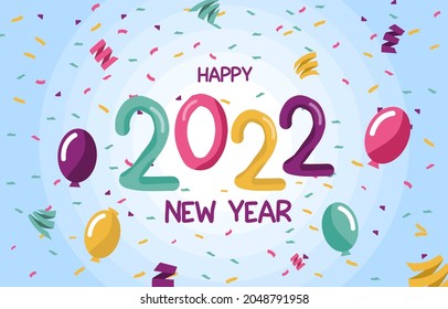 Happy New Year 2022 Background 