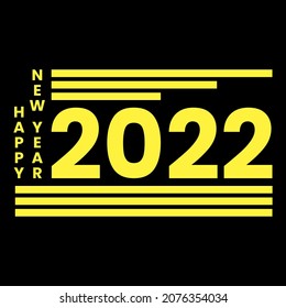 glücklicher neuer Hintergrund 2022. für Banner-, Feed- und Feiertagskarte