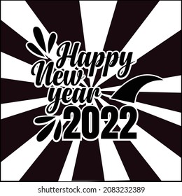 happy new year 2022 with background