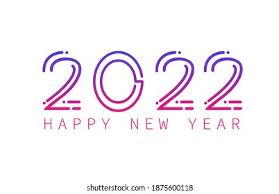 Happy new year 2022 banner  design, 2022 for Brochure or calendar cover design template