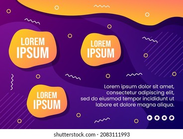 Happy New Year 2022 Brochure Template Flat Design Illustration Editable of Square Background Suitable for Social media, Feed, Card, Greetings and Web Internet Ads