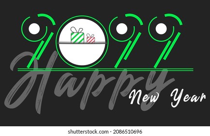Happy New Year 2022 Celebration Design