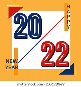 Happy New Year 2022 Celebration Design