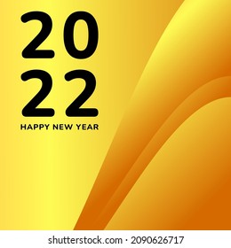 HAPPY NEW YEAR 2022 COLORFUL BACKDGROUND DESIGN VECTOR