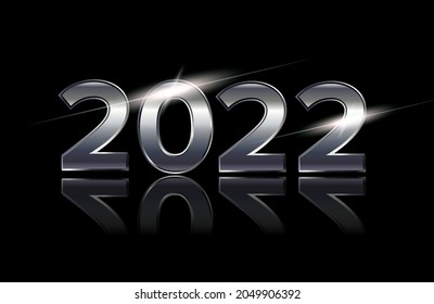 Happy New Year 2022 Design. Vector illustration