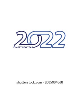 Happy New Year 2022 design template. Design for calendar, greeting cards or to printing