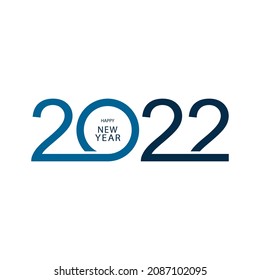Happy New Year 2022 design template. Design for calendar, greeting cards or to printing