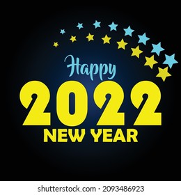 Happy new year 2022 design celebrate 